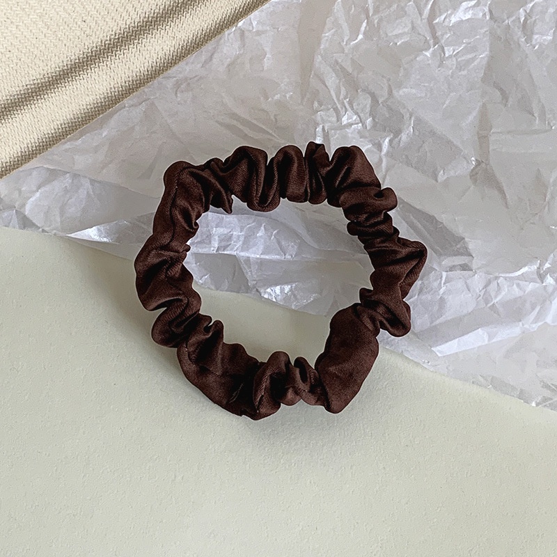Dây Buộc Tóc Vải Satin Cỡ Nhỏ Thời Trang Cho Nữ