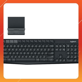 Bộ bàn phím không dây và giá đỡ logitech k375s - chính hãng