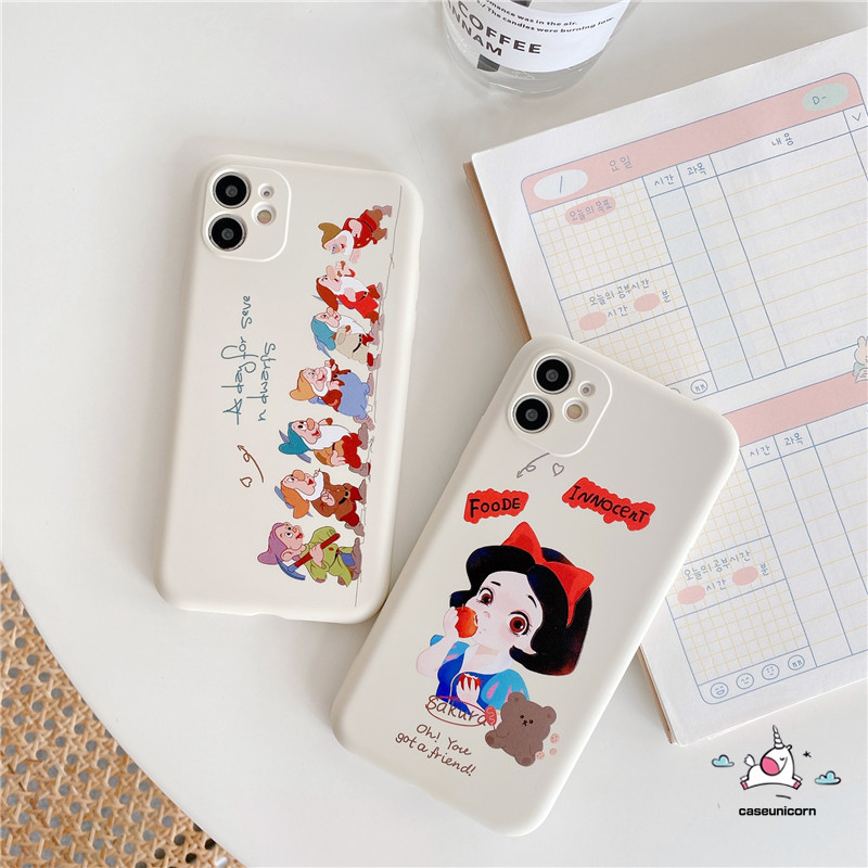 Ốp điện thoại silicon dẻo họa tiết Bạch tuyết và bảy chú lùn cho iPhone 11 6 6s 7 8 Plus 11Pro Max X XR XS MAX SE iPhone 12 Pro Max 12 Mini | BigBuy360 - bigbuy360.vn