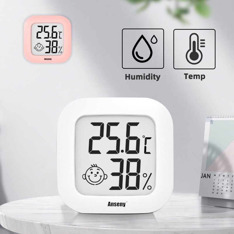 Thiết Bị Đo Nhiệt Độ Và Độ Ẩm Màn Hình LCD