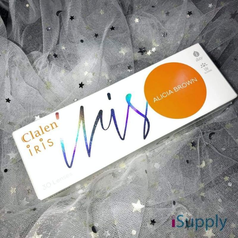 Áp tròng/ Lens 1 ngày màu nâu #ALICIA BROWN