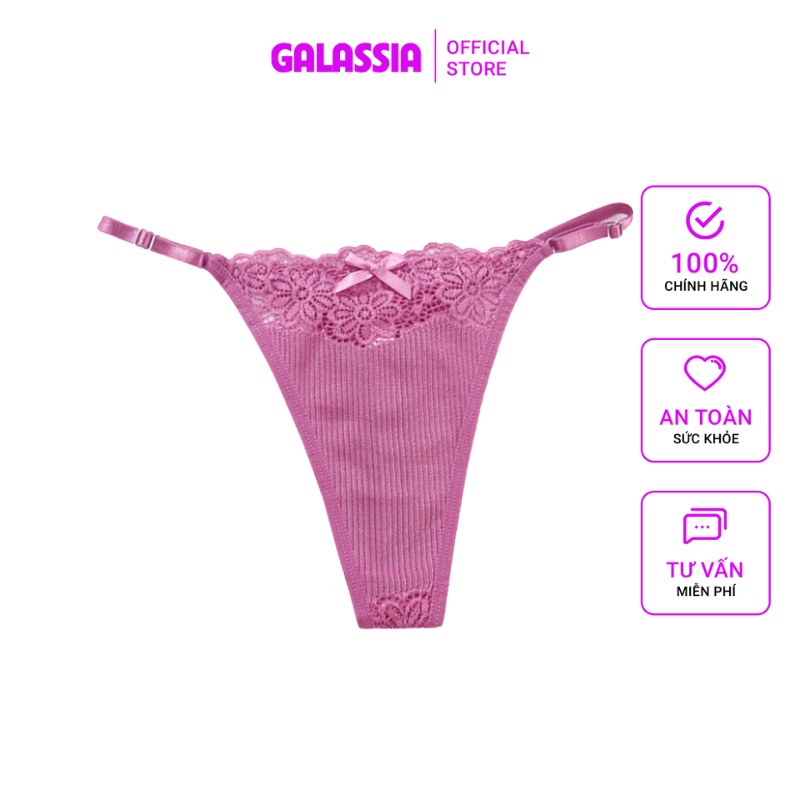 Quần lọt khe nữ sexy lót cao cấp xì bikini đẹp chip chữ y chíp sịp kháng khuẩn GL01 hàng chính hãng Galassia | BigBuy360 - bigbuy360.vn