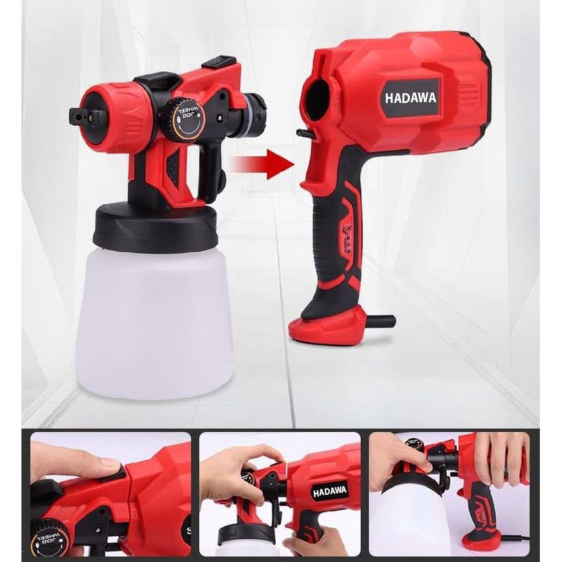 Máy Phun Sơn, Máy Phun Sơn Cầm Tay Cao Cấp cam Kết Hàng Chính Hãng HADAWA Nội Địa Trung Quốc