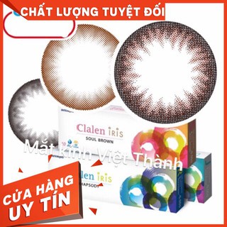 1 cặp Lens nâu 1 ngày có đủ độ Hàn Quốc chính hãng kính áp tròng 1 tuần 1 ngày