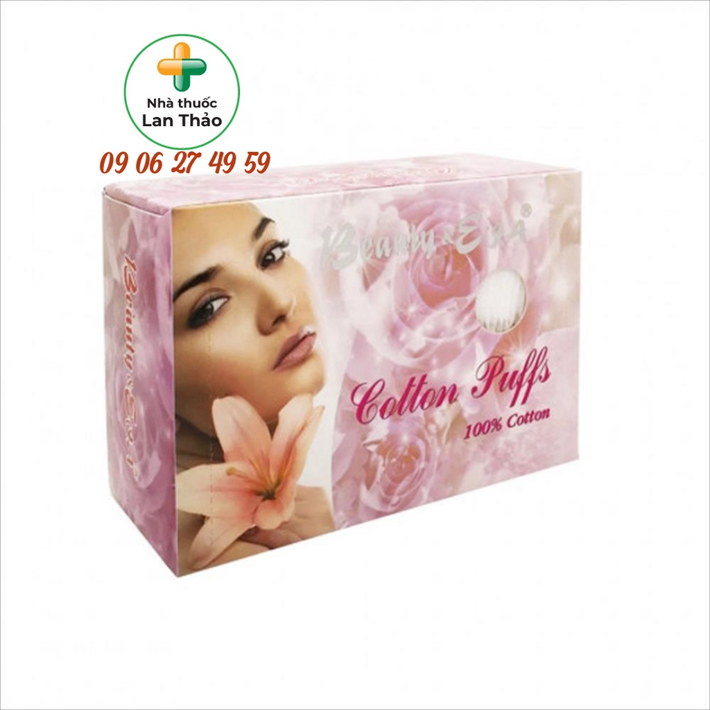 BÔNG TẨY TRANG BEAUTY EVA HÀN QUỐC HỘP 80 MIẾNG