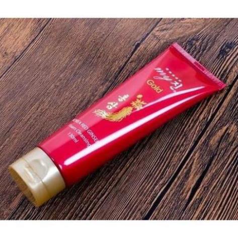 Sữa Rửa Mặt Trắng Da Làm Mờ Vết Thâm Sâm Đỏ My Gold Gingseng 130ml - Mypham_hn