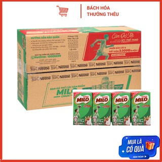 Thùng 48 hộp lốc 8 sữa lúa mạch Milo Active Go 115ml