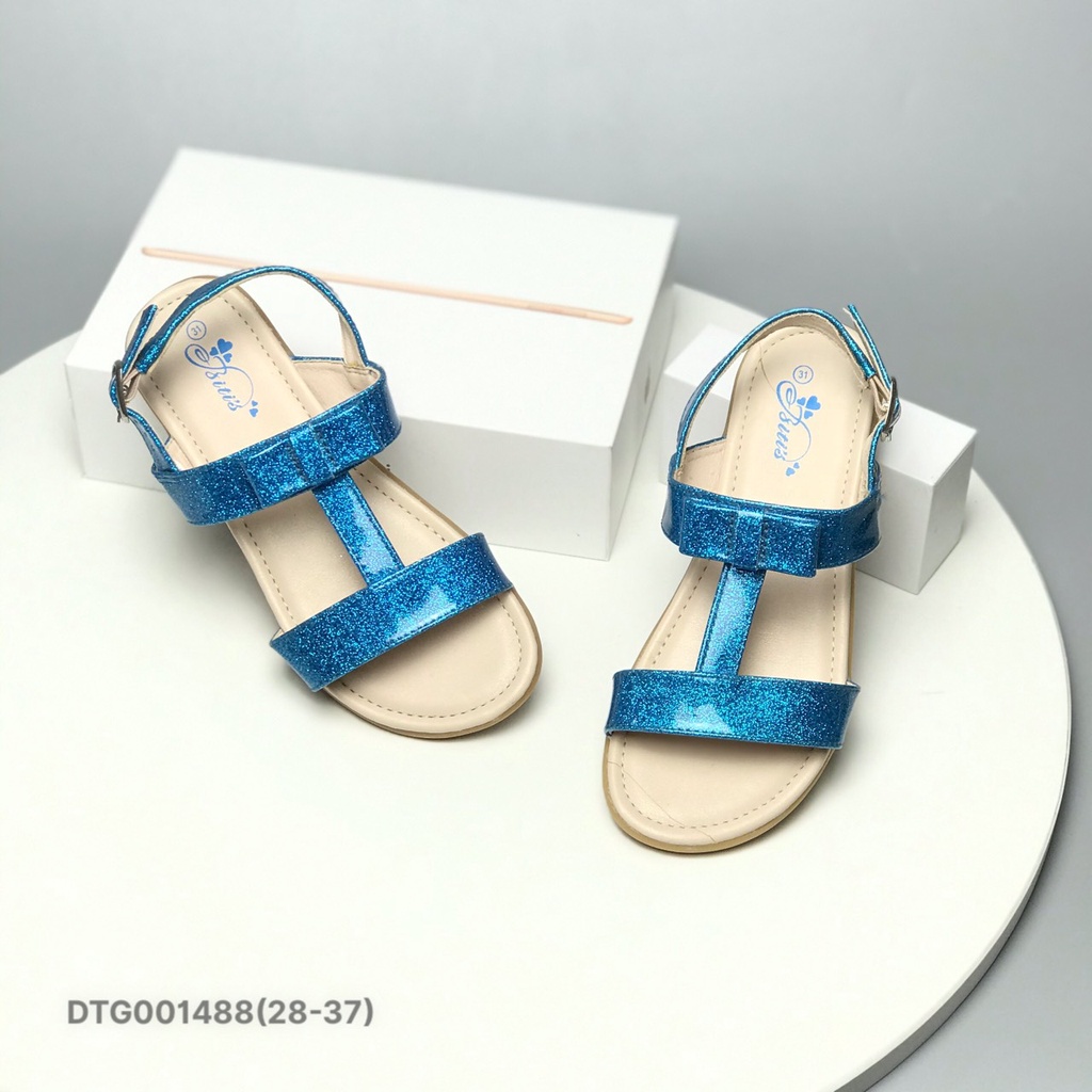 Sandal bé gái BTIS 28-37 ❤️FREESHIP❤️ Dép quai hậu học sinh gắn nơ đơn giản quai chun đế cao su DTB069088