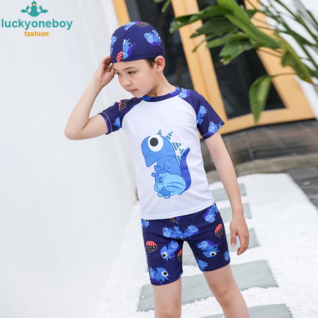 Bộ đồ bơi áo liền quần hình khủng long cho bé trai | BigBuy360 - bigbuy360.vn