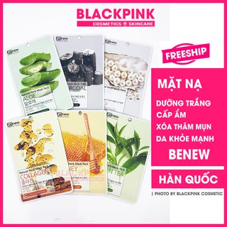 Mặt nạ dưỡng trắng da, cấp ẩm sâu, ngăn ngừa mụn Benew Hàn Quốc 22g/chiếc