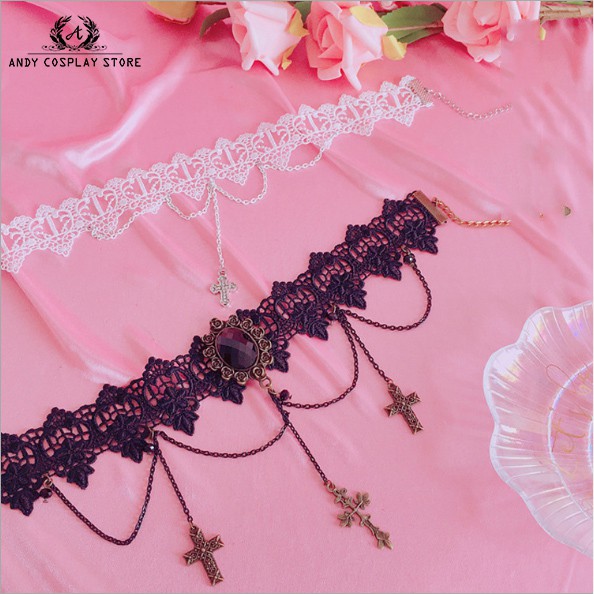 [CÓ SẴN] Vòng cổ choker ren thánh giá