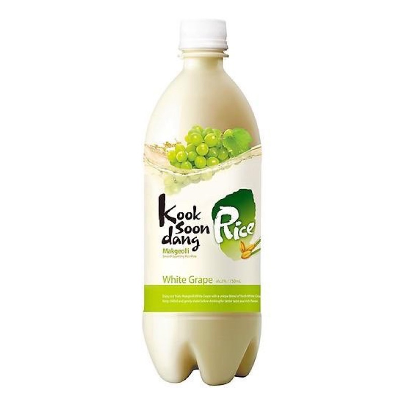 &lt;HOT&gt; Nước gạo Hàn Quốc Makgeolli 750ml vị truyền thống chuối/ nho/ đào