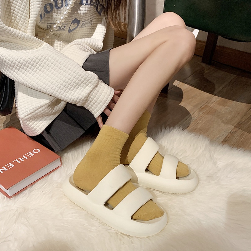 CHZK Dép Lê Đế Mềm Thời Trang Đơn Giản Dành Cho Nữ ISS941