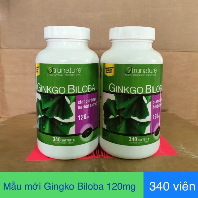 Viên uống bổ não Ginkgo Biloba 120mg chai 340 viên | Thế Giới Skin Care