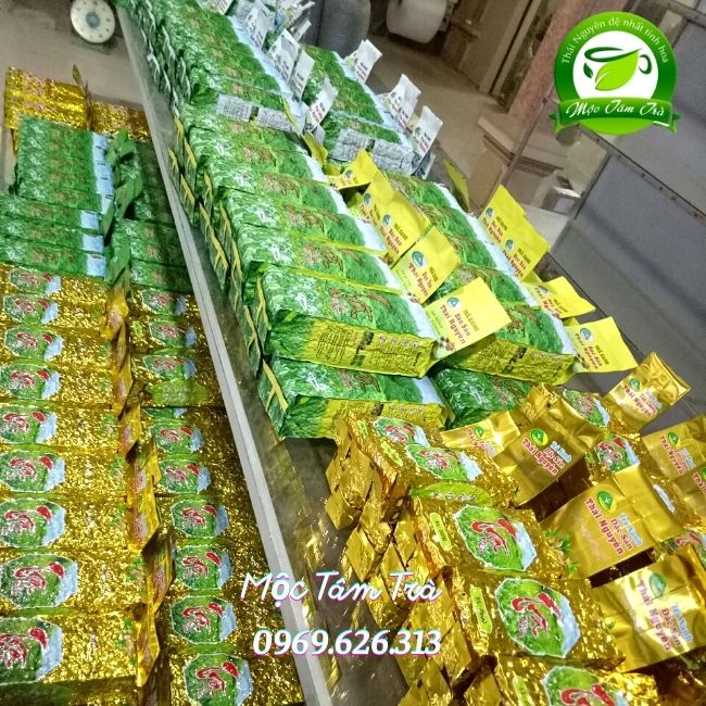 Trà đinh thượng phẩm - Trà cao cấp Thái Nguyên - loại 100g / gói , cam kết hình ảnh thực tế