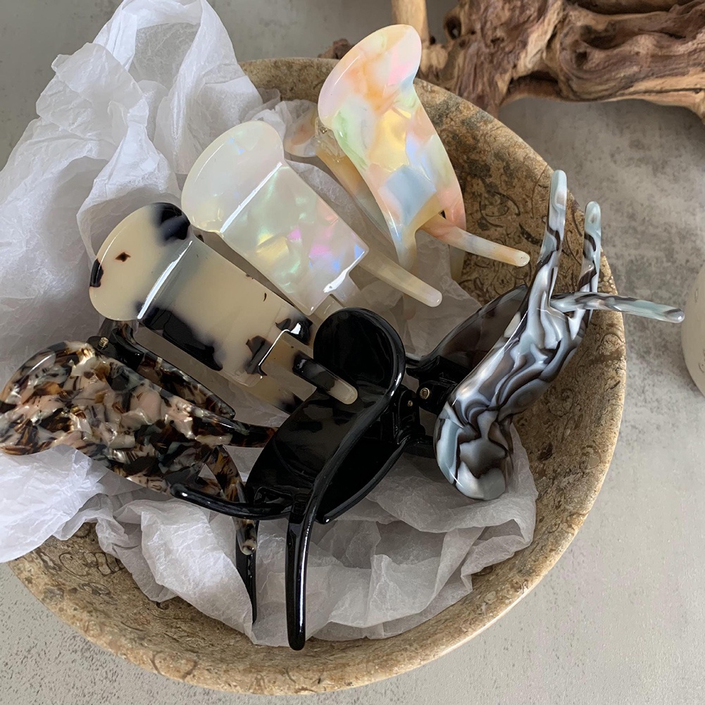 Kẹp Tóc Càng Cua Họa Tiết Da Báo Thời Trang