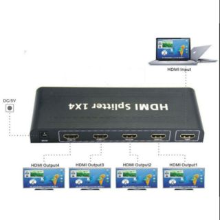 Bộ chia HDMI 1 ra 4 cổng 3D - HDMI splitter 1 x 4 
