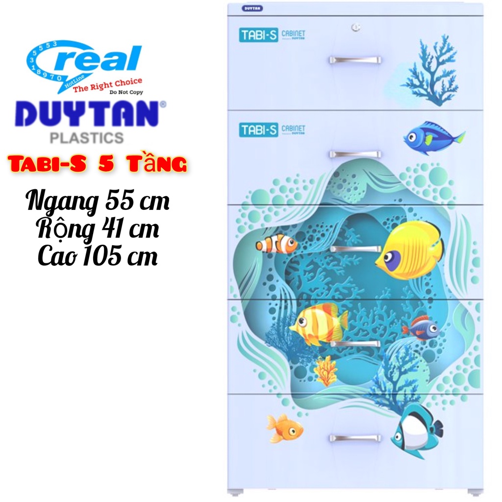 Tủ nhựa duy tân Tabi-S 5 Ngăn Dương