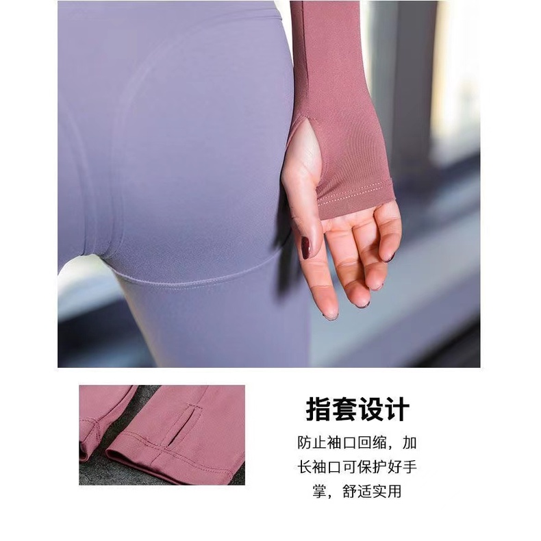 Áo Thun Yoga Tay Dài Thoáng Khí Nhanh Khô Thời Trang Mùa Thu Mới 2023