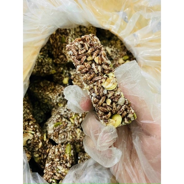 Thanh gạo lứt huyết rồng rong biển mix hạt dinh dưỡng | ăn chay giảm cân hiệu quả-[FREE SHIP] TỪ ĐƠN 50K, [Loại Đặc Biệt