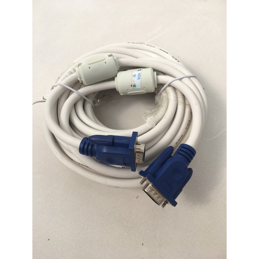 Cáp VGA 10m KingMaster VMS10 (3+5) FullHD sắc nét - Hàng chính hãng