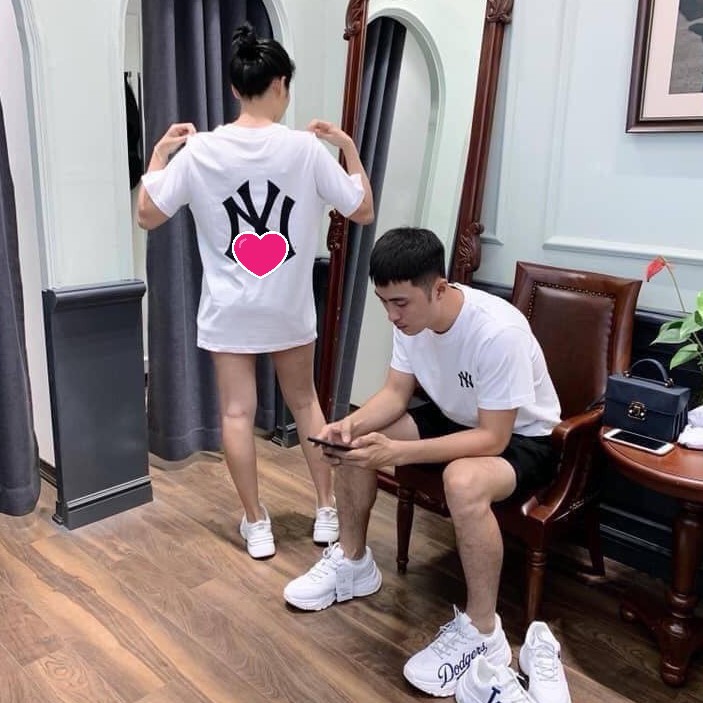 Áo thun tay lỡ 𝟏𝟎𝟎%𝐂𝐎𝐓𝐓𝐎𝐍 - Áo phông nam nữ tay lỡ form rộng, thun nam in N / Y chất cotton co giãn 4 chiều cực mát | BigBuy360 - bigbuy360.vn