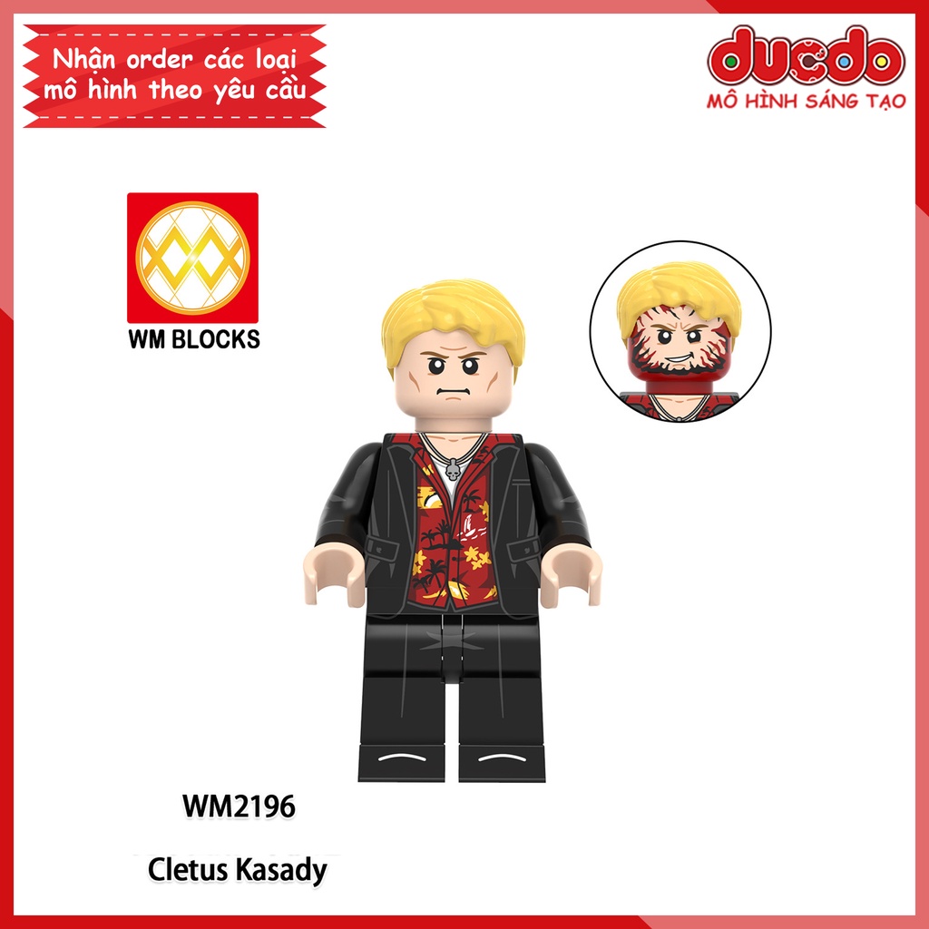 Minifigures các nhân vật Venom và Carnage mới nhất - Đồ chơi Lắp ghép Mini Mô hình Iron Man WM WM6120