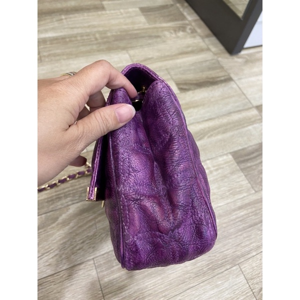 Túi si da thật Double M