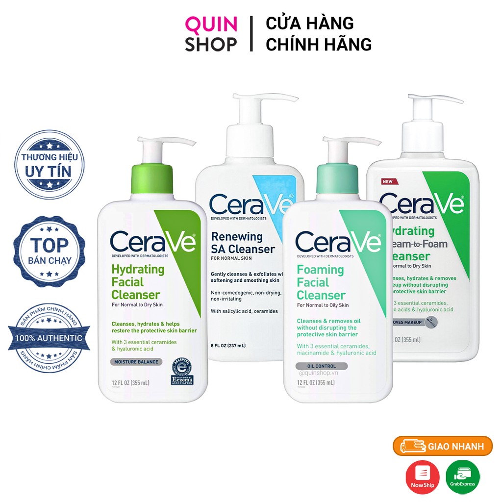 Sữa Rửa Mặt Cho Da Nhạy Cảm Cerave Facial Cleanser | BigBuy360 - bigbuy360.vn