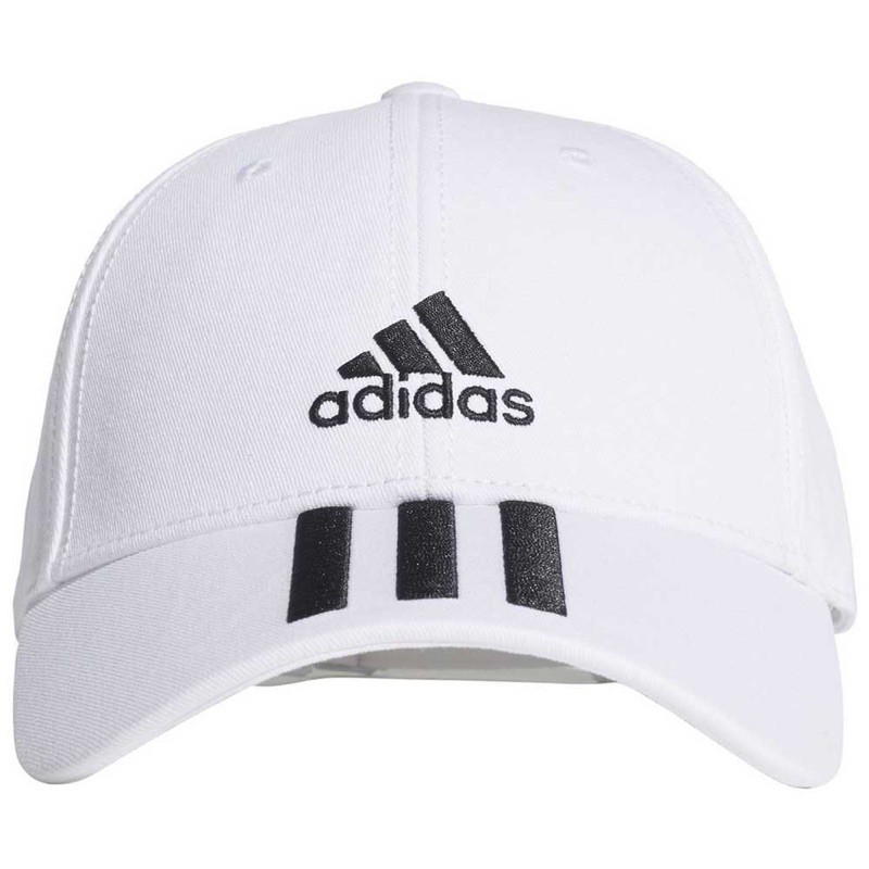 Nón thễ thao Adidas Cotton Baseball Cap - White/Black.Hàng US