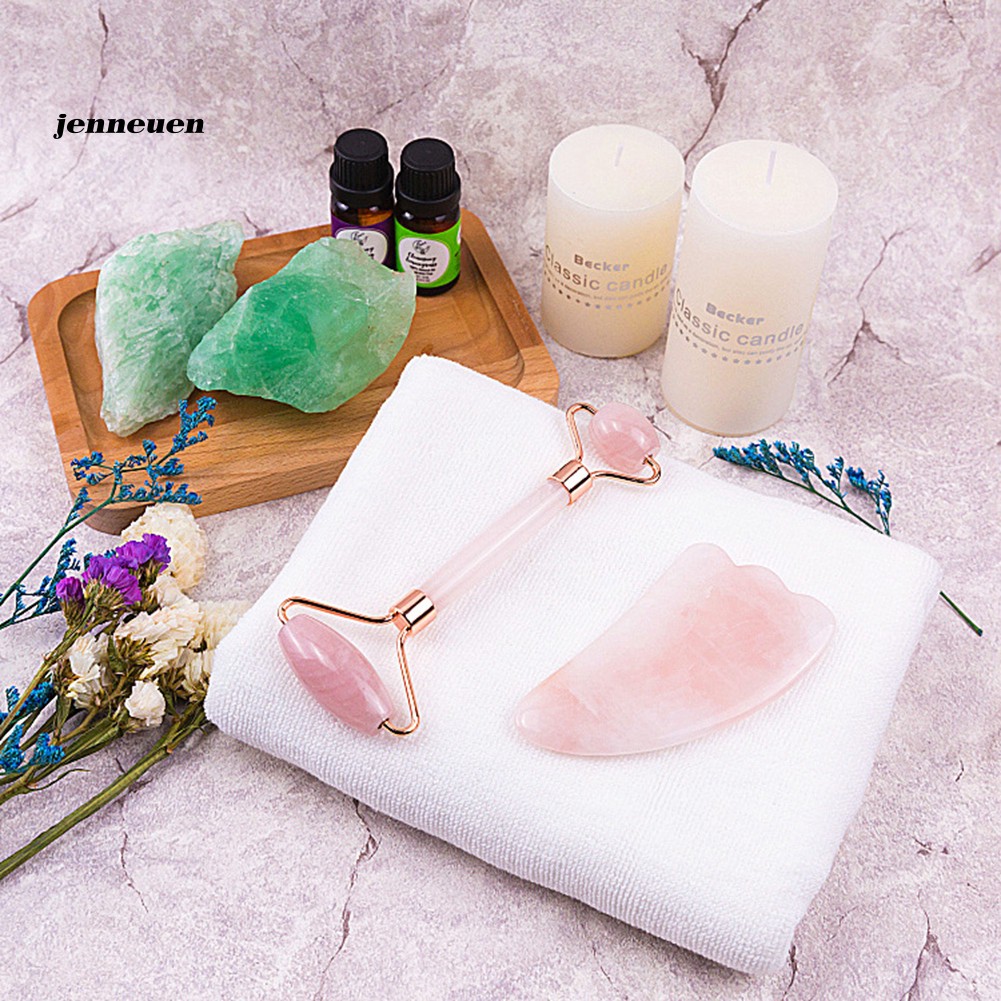 Dụng cụ mát xa mặt mini bằng đá chuyên dụng