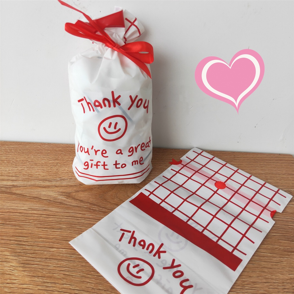 Túi dây rút hình mặt cười dễ thương