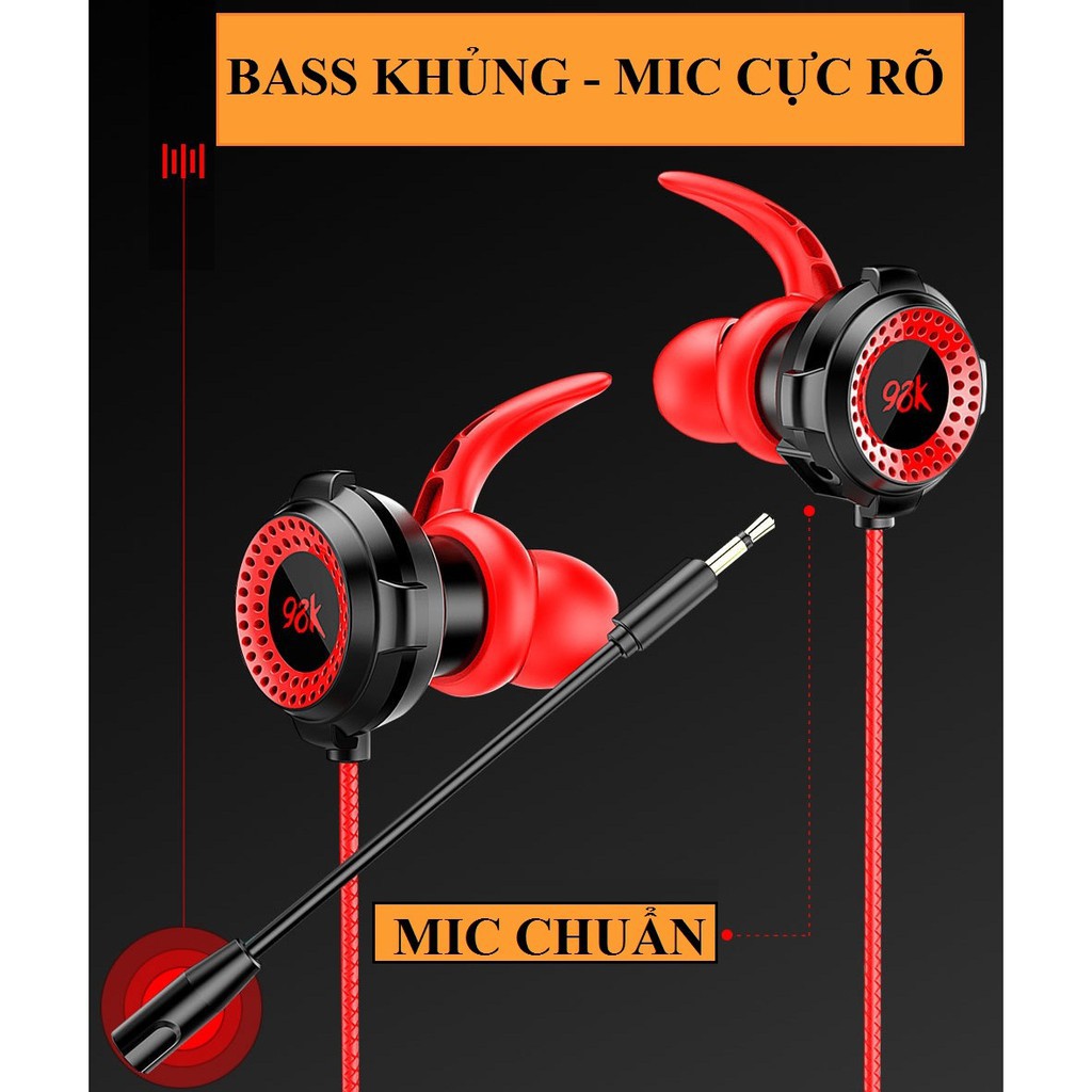 TAI NGHE GAME BASS KHỦNG MIC GẮN NGOÀI NGHE CỰC RÕ DRIVER 16mm CHIẾN HÊT MỌI LOẠI GAME Liên hệ mua hàng 084.209.1989