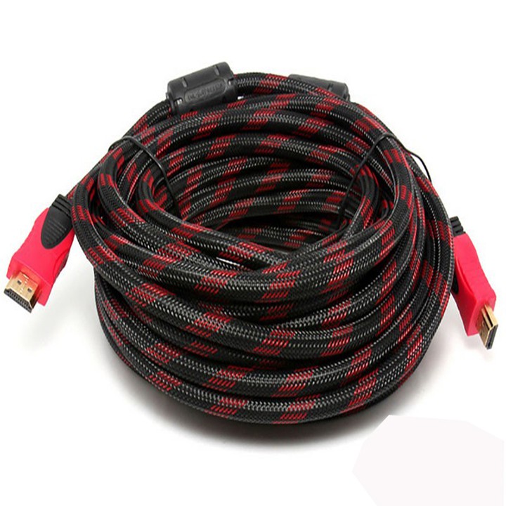 Cáp HDMI to HDMI dài 20m 285 lưới chuẩn 1.4v 3D và âm thanh chất lượng cao