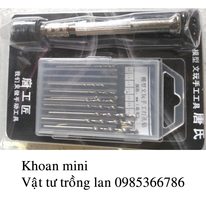 Bộ khoan kích kie mini dùng cho hoa lan