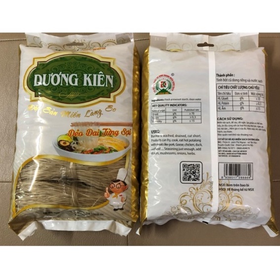 Miến Dong Xuất Khẩu Dương Kiên Loại Ngon 200g-500g