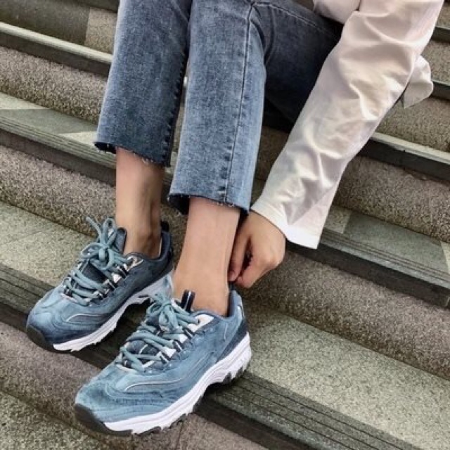 Giày thể thao/ Sneaker nữ màu xanh lạ mắt