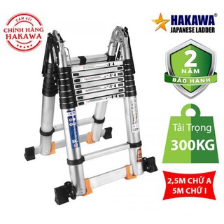 Thang Nhôm Rút Đôi Chữ A Hakawa HK-250