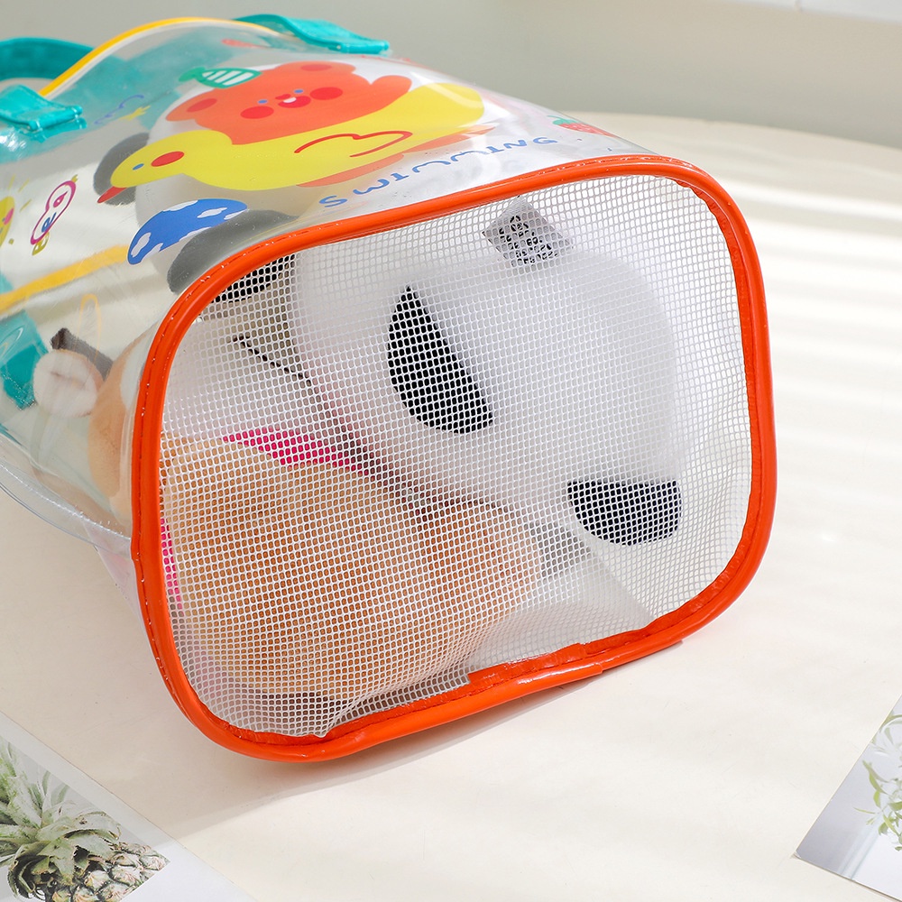 Túi tote phiên bản Hàn Quốc túi thạch một vai gấu du lịch PVC trong suốt dung tích lớn
