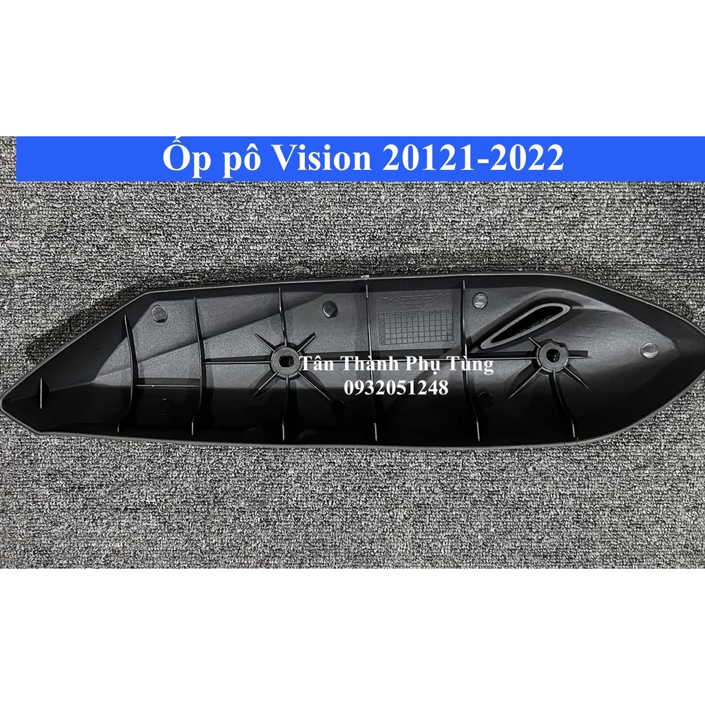 Ốp pô Vision 2021-2022 nhựa đen gắn như zin