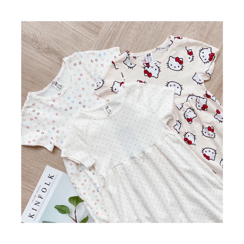 Váy cotton bé gái dư xịn ‼Set 3 chiếc‼️Váy bé gái đẹp