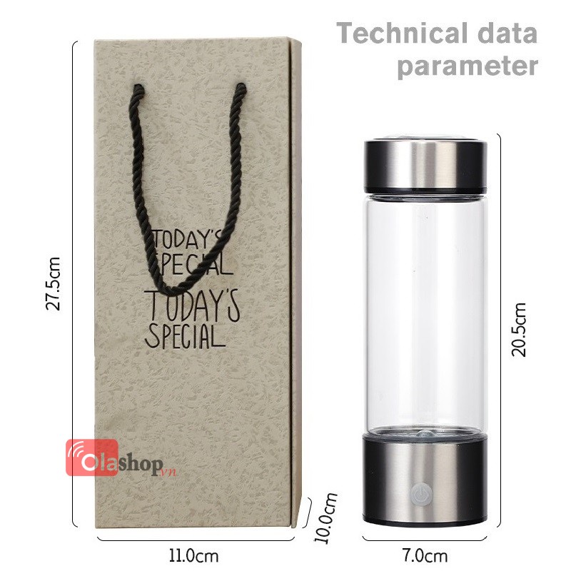 Bình nước Hydrogen nước ion kiềm