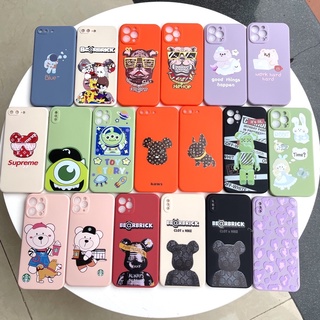 Ốp lưng iphone - ốp iphone dẻo các hình viền vuông silicon