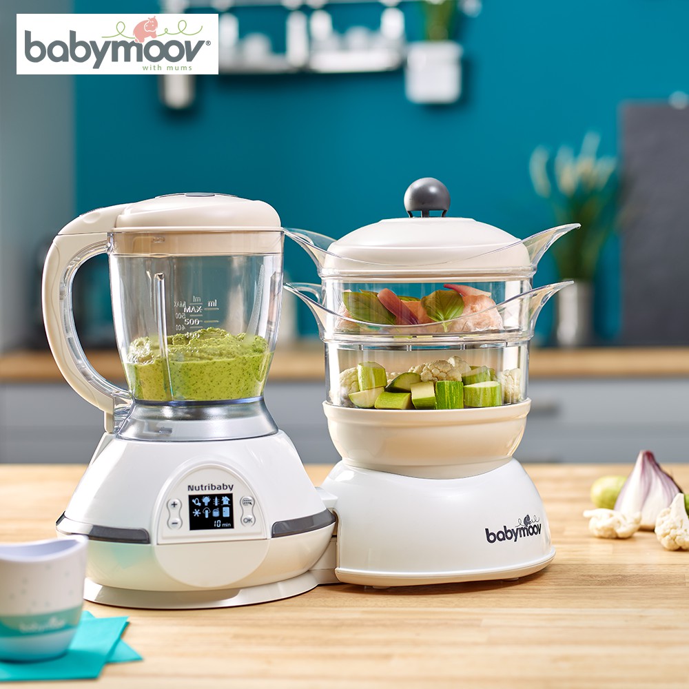 MÁY XAY HẤP ĐA NĂNG NUTRIBABY 5IN1 BABYMOOV