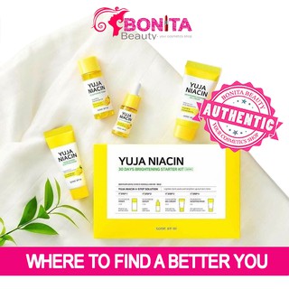 Bộ 4 Món Mini Dưỡng Sáng Mờ Thâm Some By Mi Yuja Niacin 30 Days Brightening Starter Kit