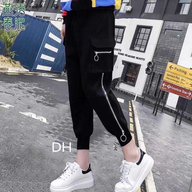 Quần kaki khoá tròn ngang dọc D&H | BigBuy360 - bigbuy360.vn