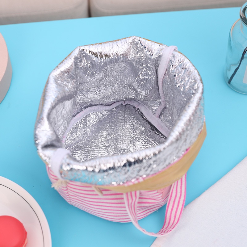 Túi Đựng Hộp Cơm Trưa Giữ Nhiệt Họa Tiết Hoạt Hình Dễ Thương