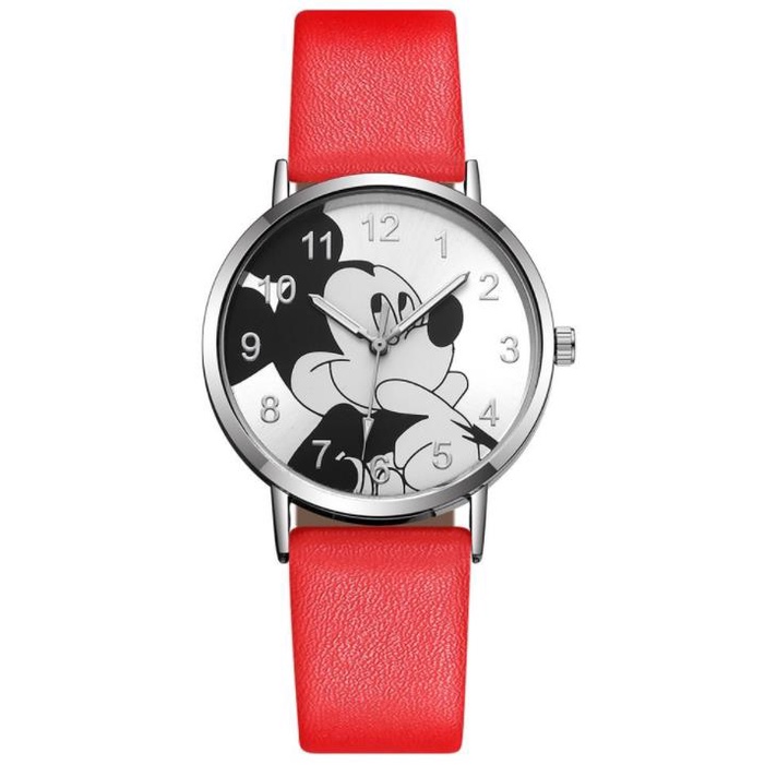 Đồng hồ trẻ em Quartz với thiết kế chuột Mickey