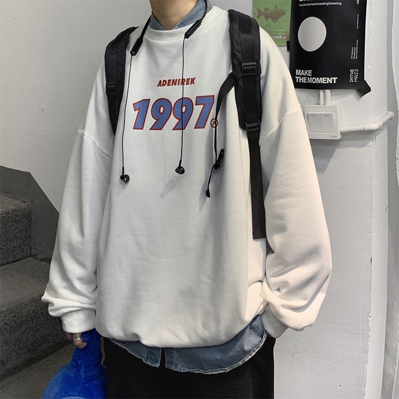 Áo sweater tay dài dáng rộng phong cách Hàn Quốc thời trang mùa thu mới 2021 cho nữ | BigBuy360 - bigbuy360.vn