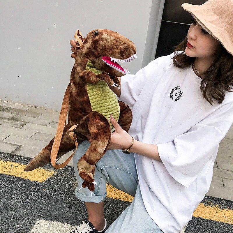 Ba Lô Đi Học Hình Khủng Long Hoạt Hình Dễ Thương Cho Bé